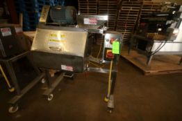 Urschel Cheese Shredder, M/N RA-D, S/N 1304, with 15" L x 14" W S/S Hopper, 5 hp Drive, Mounted on