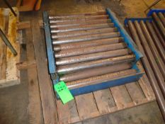 Lot of (2) 30" Wide, Approx. 36" Long Heavy Duty Roller Conveyor (LOCATED IN IOWA, RIGGING