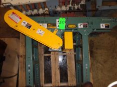 Hytrol 60" Long Power Belt Conveyor Section, S/N 464766 with 12" W Chain Link Type Belt includes