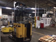 Caterpillar Stand Up Reach Truck - Operational, recent new drive wheel, built in load cell for