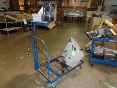 Mixer and Drive unit on cart for 55 gallon drum mixing - 110 Volts (LOCATED IN IOWA, FOB INCLUDED