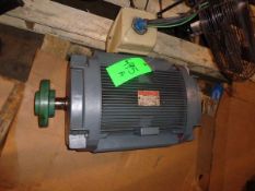 GE 50 hp Motor, Frame #365T, 1185 RPM, 460 V, 3 Phase (LOCATED IN IOWA, RIGGING INCLUDED WITH SALE