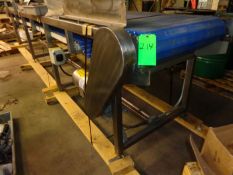 Stainless Steel 14 ft. 7" Long, Power Belt Conveyor with 30" Intralux Type Belt, Drive and