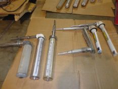 Six Large Stainless Steel Tr-Clover type thermometers (LOCATED IN IOWA, RIGGING INCLUDED WITH SALE