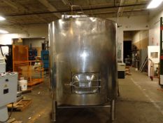 Approximately 500 Gallon (2000 Liter) Jacketed Stainless Steel Kettle, 2HP SEW drive, sweep two