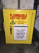 Lab size flammable cabinet (content not included) (LOCATED IN IOWA, FOB INCLUDED WITH SALE PRICE,