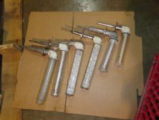 Six Stainless Steel Tri-Clover type Thermometers (LOCATED IN IOWA, RIGGING INCLUDED WITH SALE