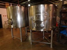 Approximately 400 Gallon (1500 Liter) 400 Gallon 2-zone Jacket Stainless Steel Kettle, 2HP SEW