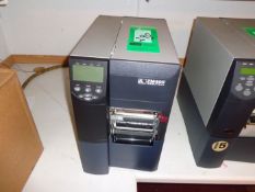Zebra Model Z4Mplus Printer ($40 to remove and load) (LOCATED IN IOWA, RIGGING INCLUDED WITH SALE