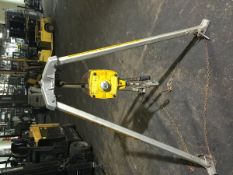 Miller Tri-Pod with Cable Hoist for Confined Space Safety Harness - (LOCATED IN IOWA, FOB INCLUDED