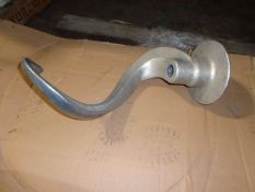 Stainless Steel Mixer Hook 18" long for about 1: shaft size (LOCATED IN IOWA, RIGGING INCLUDED