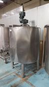 Approximately 350 Gallon Stainless Steel Jacketed Kettle with Scrape Surface Agitator and drive (