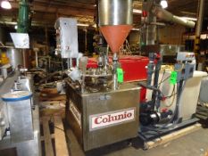 Colunio 9-Head Piston Filler with SS Hopper (LOCATED IN IOWA, FOB INCLUDED WITH SALE PRICE,
