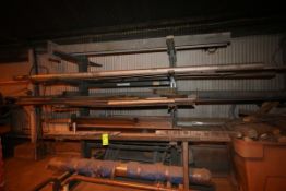 Racking with S/S Pipe - Aprox. 95" L x 9" Diam. X 9 ft. Tall