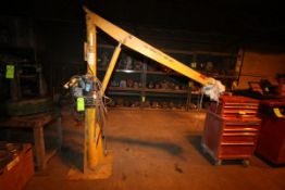 Air Tech Shop Crane, Model SM2000BPM, S/N 63784 with Capacity Range from 1,000 to 2,000 lbs.