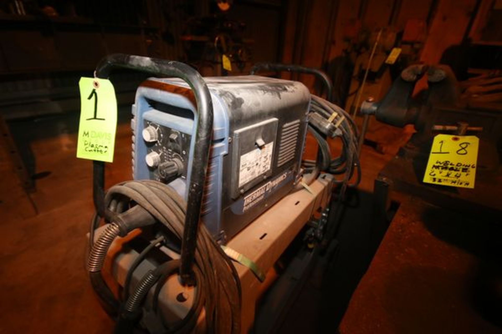 2012 Thermal Dynamics Plasma Cutter, Model CUTMASTER 82, S/N MX123006849 with Portable Cart - Image 2 of 4