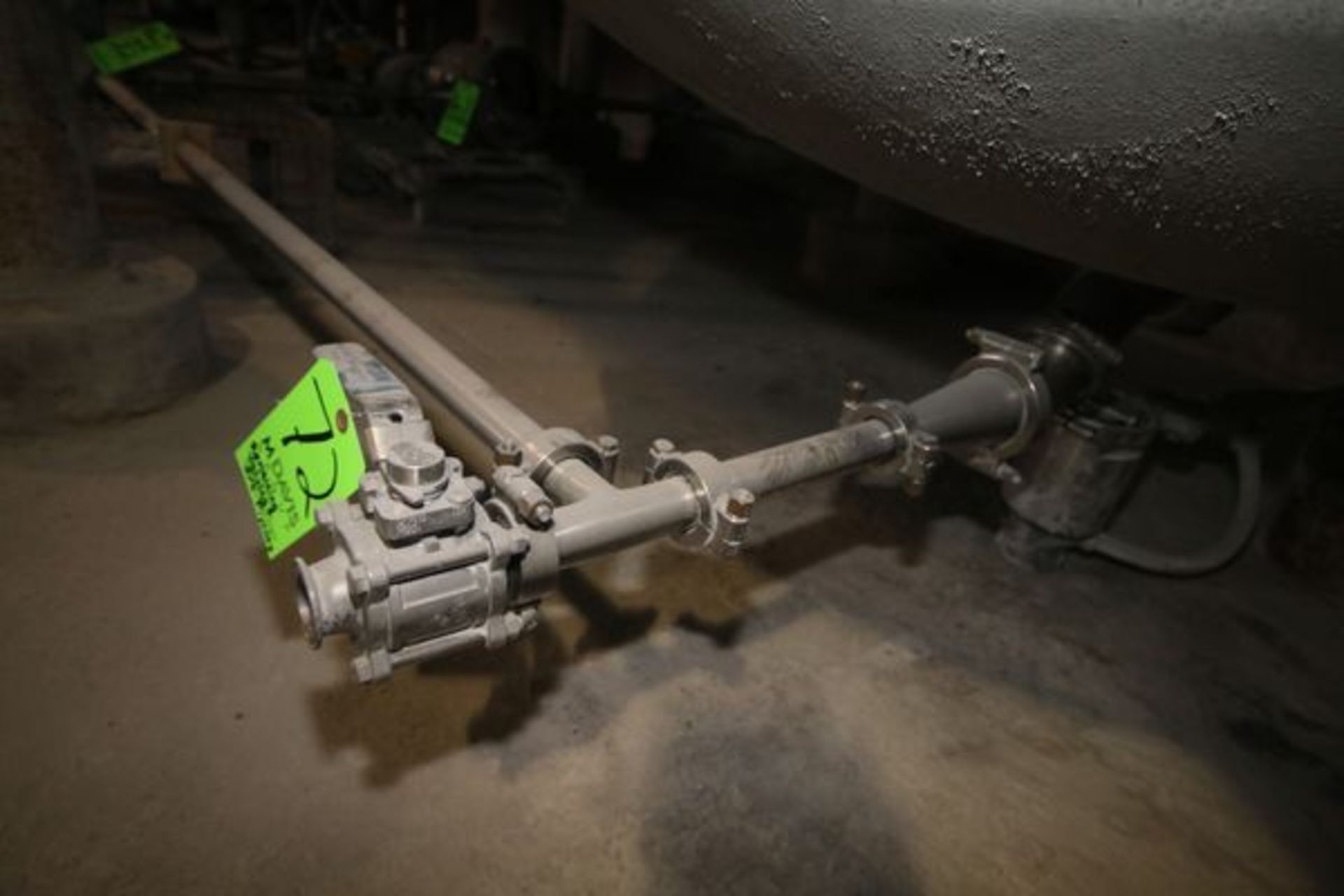 Remaining S/S Piping and Valves Interconnecting Among the Batch System includes (3) Ball Valves, (5) - Image 2 of 3