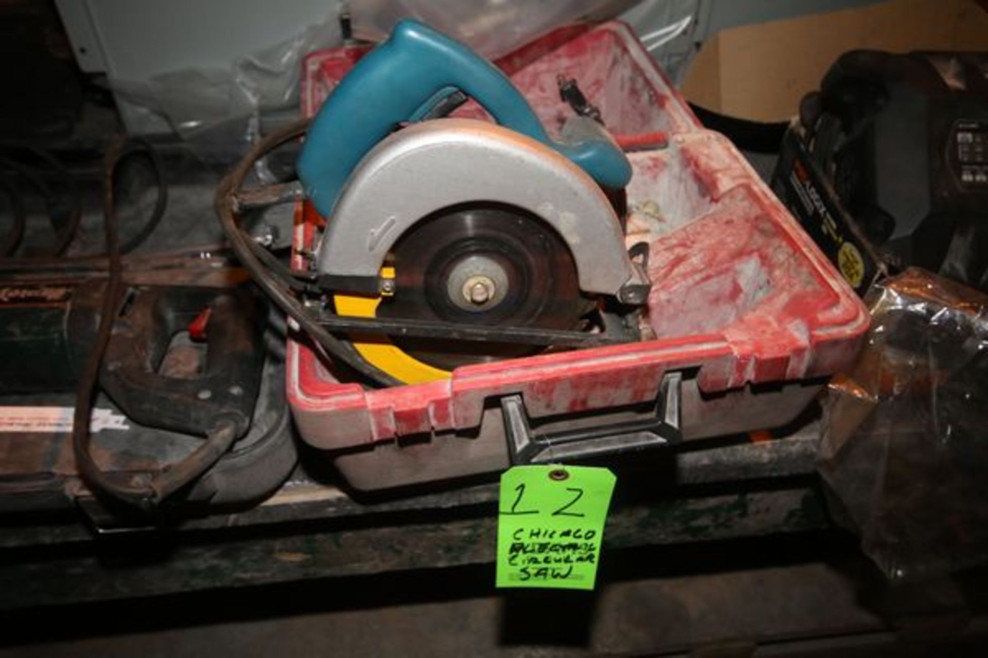 Chicago 7-1/8" Electric Circular Saw, Model 35948, S/N 85110038 with Case