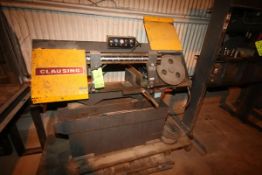 Clausing Horizontal Band Saw, S/N 880766 with Working Area Up to 19-1/2", 110 V