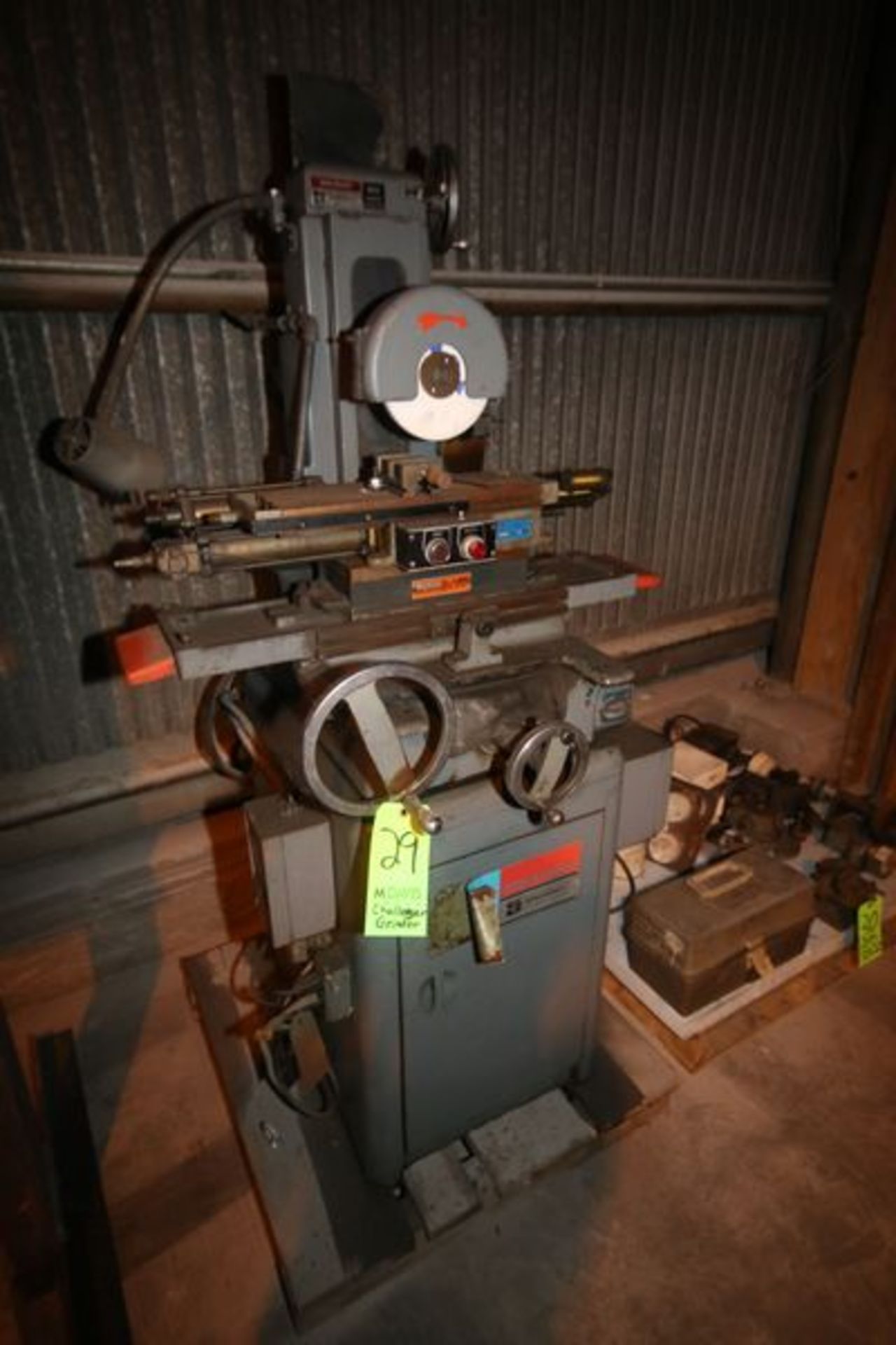 Challenger Hand Feed Surface Grinder, Model H612 with Kurt Precision Production Machine Slides,