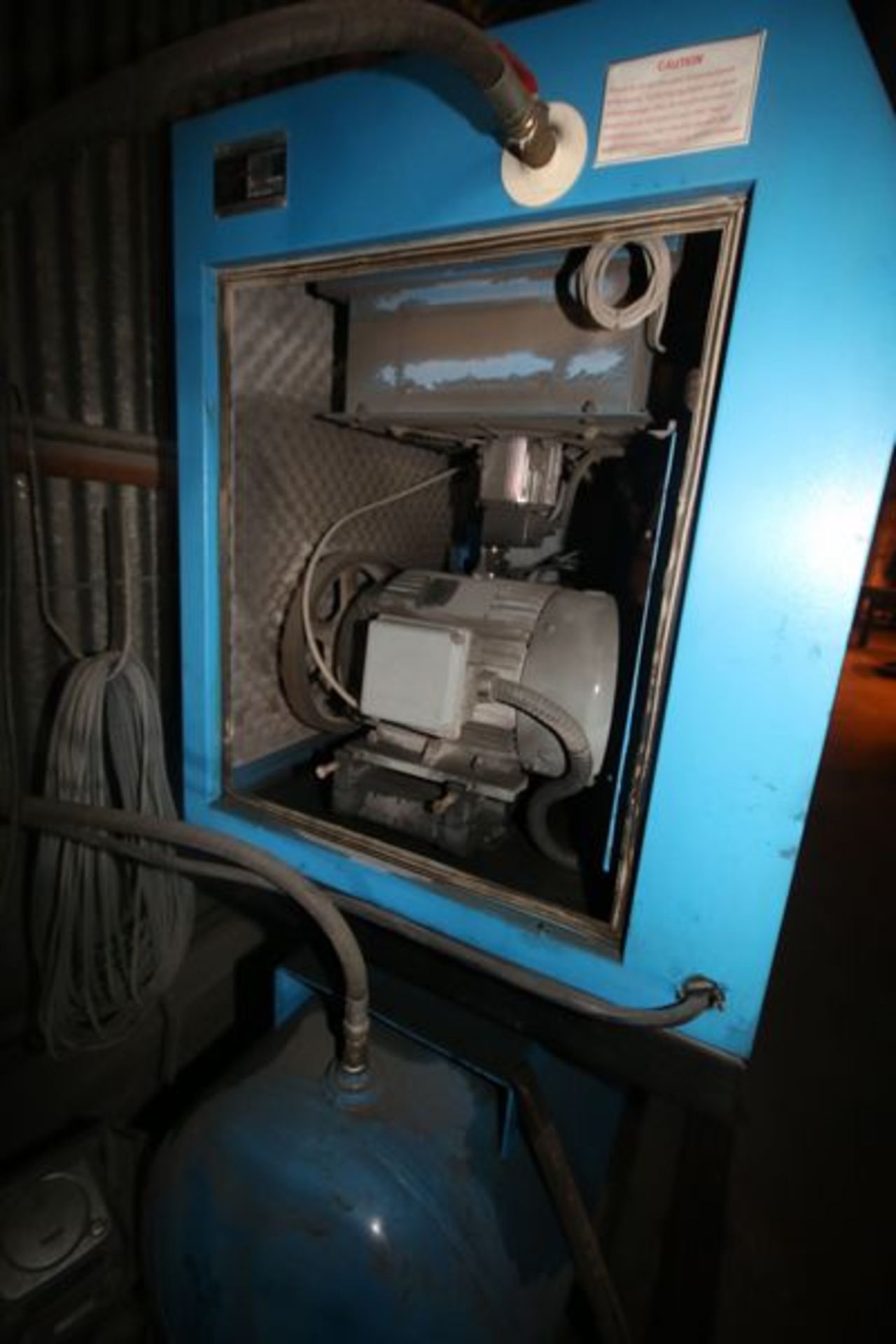 Eaton Air Compressor Mounted on Horizontal Receiver, Model 5C-SRW5-20 hp-DV, S/N EC-SRW-071162R, 120 - Image 3 of 3