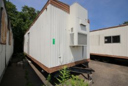 Aprox. 42 ft. L x 10 ft. W Tandem Axle Office Trailer with Contents and Stairs (BRI 2) (NOTE: Sold