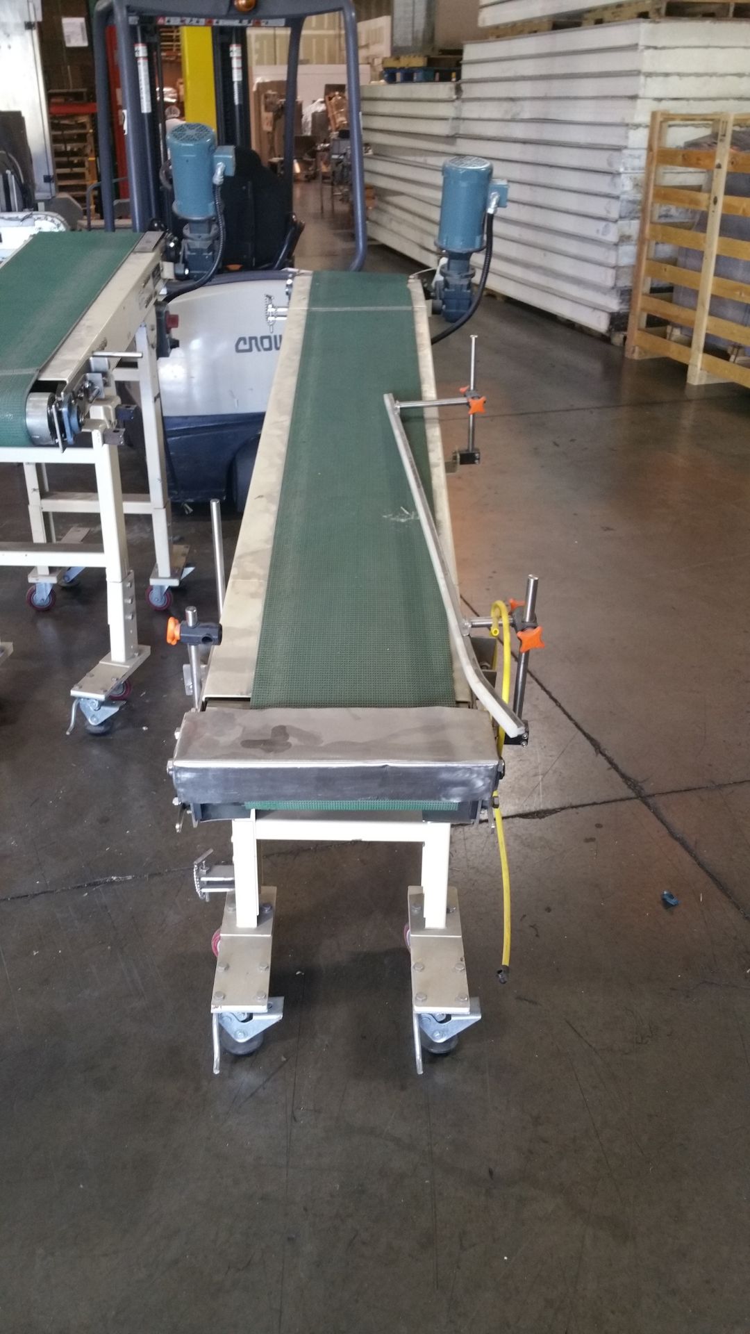 Phoenix Belt Driven Conveyor in (2) Sections 14"x63" & 12"x102"