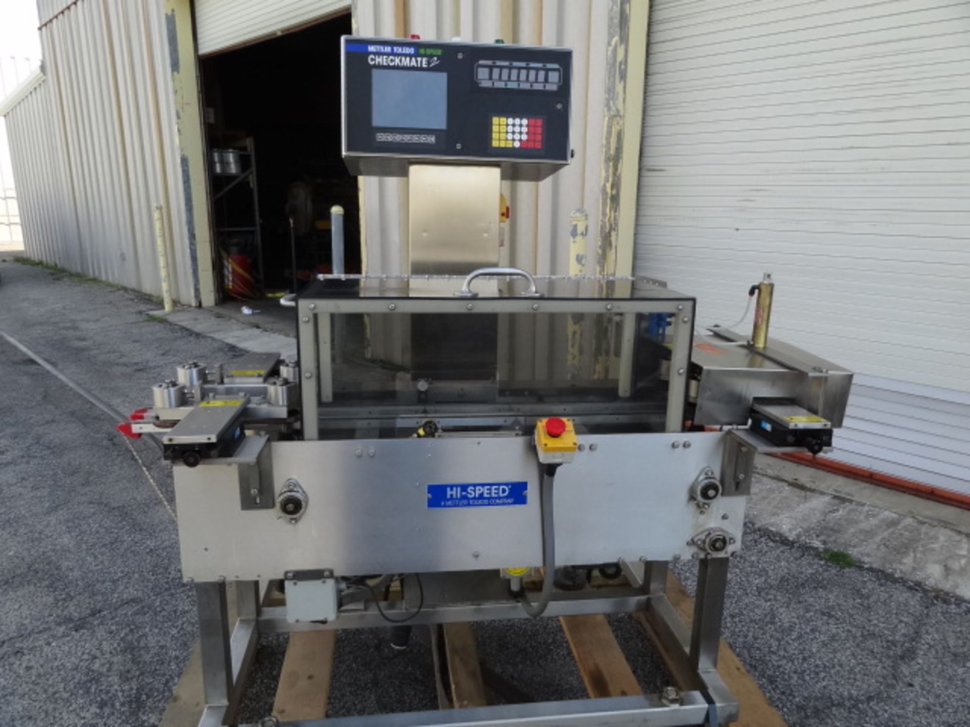 Mettler Check Weigher Model CM/EL, S/N 14706, Check Weigher, Skidded (Located in South Carolina #