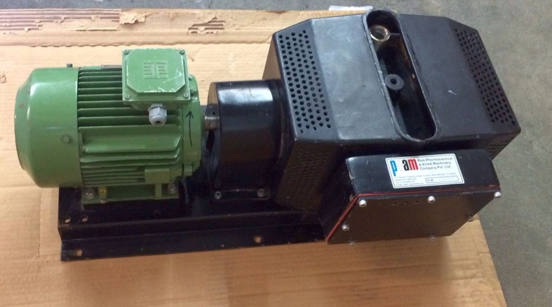 PAM Pharmaceutical Vacuum Pump, Model DVP-017, 2 HP, 220 Volt, 60 Hz (Located in New York) Loading - Image 2 of 8