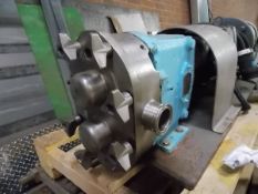 Waukesha Positive Displacement Pump, Model 030, S/N  261074 00, 3HP,  2in IN 2in OUT(Located in