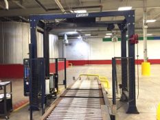 Lantech Pallet Wrapper, Model S1500, S/N S-0174, Automatic Pallet Wrapper with 5 Foot Infeed and 5