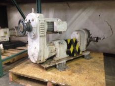 Waukesha Positive Displacement Pump, Model 130, S/N D072078SS, 2.5HP,  3in IN 2in OUT(Located in