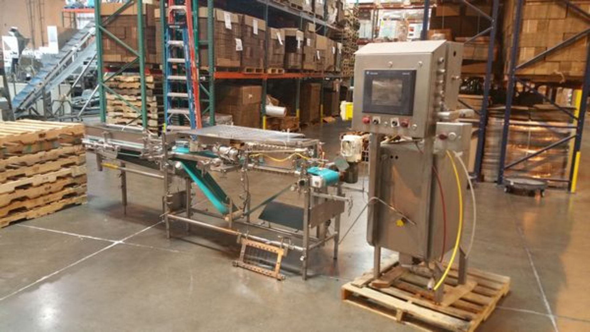 Koss Ultrasonic Feta Cheese Cutter, S/N: 55052, with (2) Heads, (3) S/S Harps, Conveyor, and Duk - Image 4 of 4