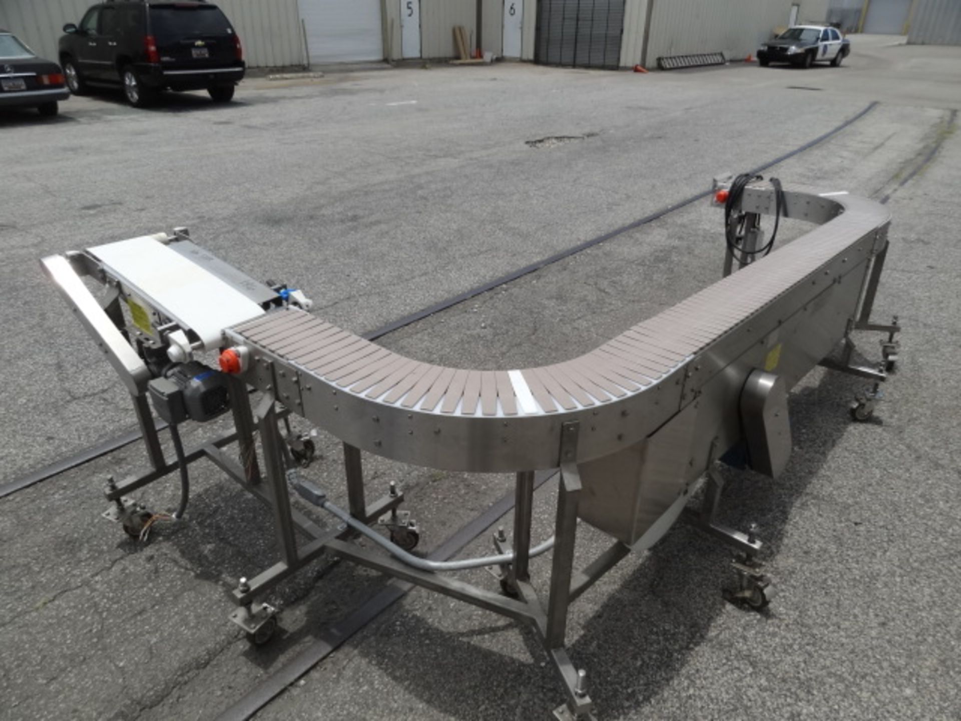 Keenline Conveyor, 16' x 7" Wide SS "U" Shape on Casters, Wash-Down, No Skid (Located in South - Image 2 of 6