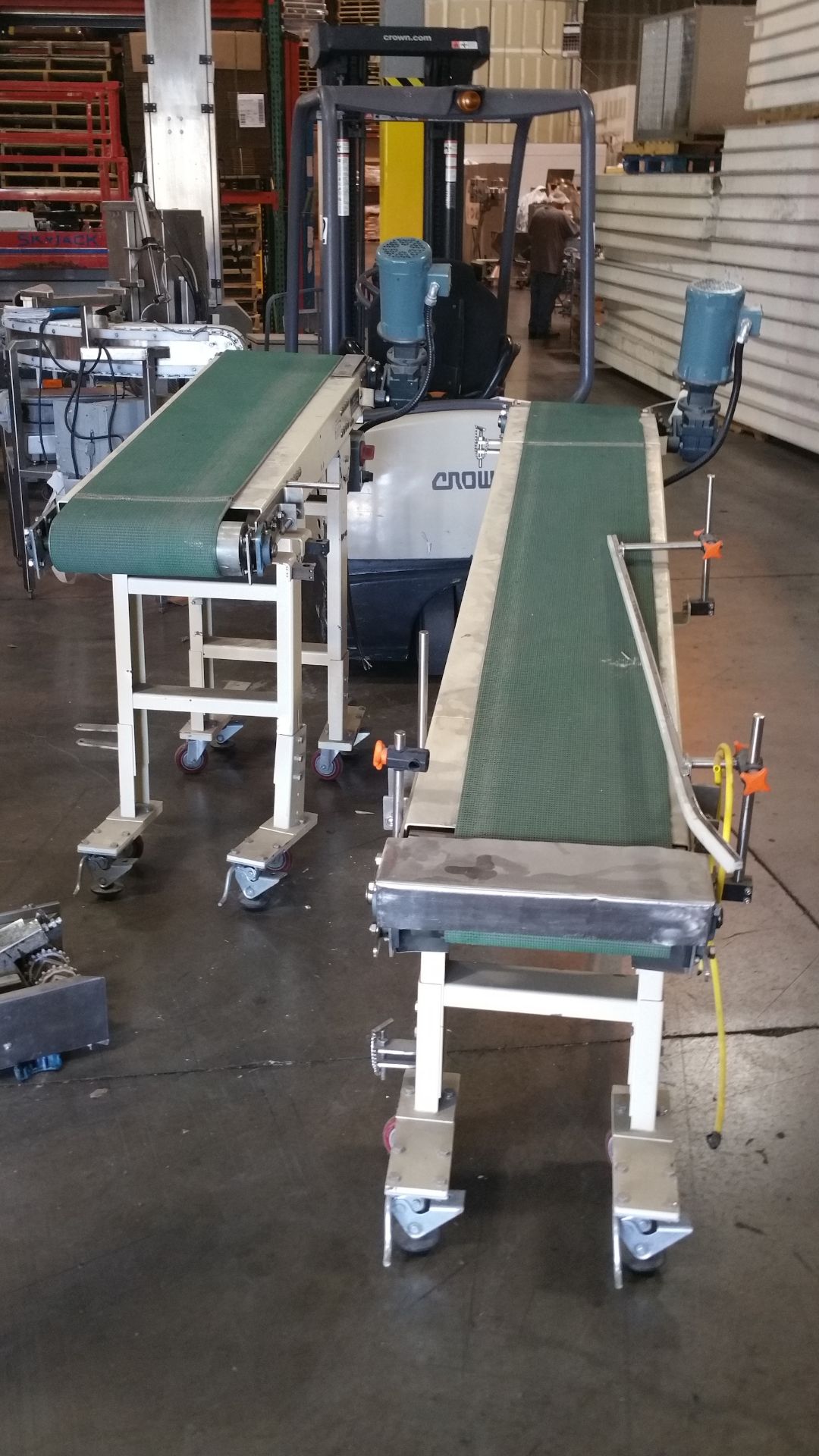 Phoenix Belt Driven Conveyor in (2) Sections 14"x63" & 12"x102" - Image 4 of 5