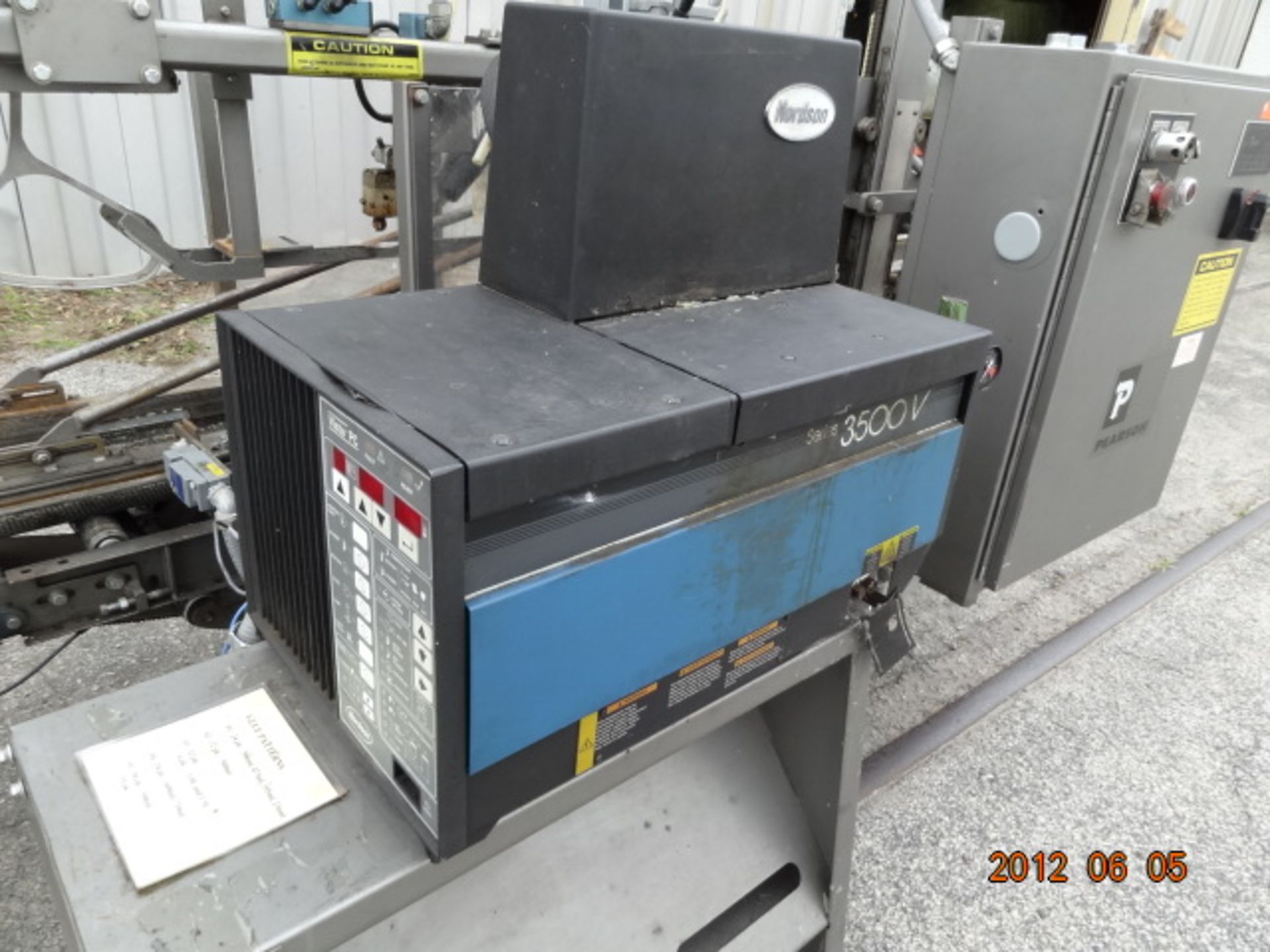 Pearson Case Sealer Model N401, S/N 9904019091, High Speed Top Case Sealer with Nordson Hot Melt, No - Image 5 of 6