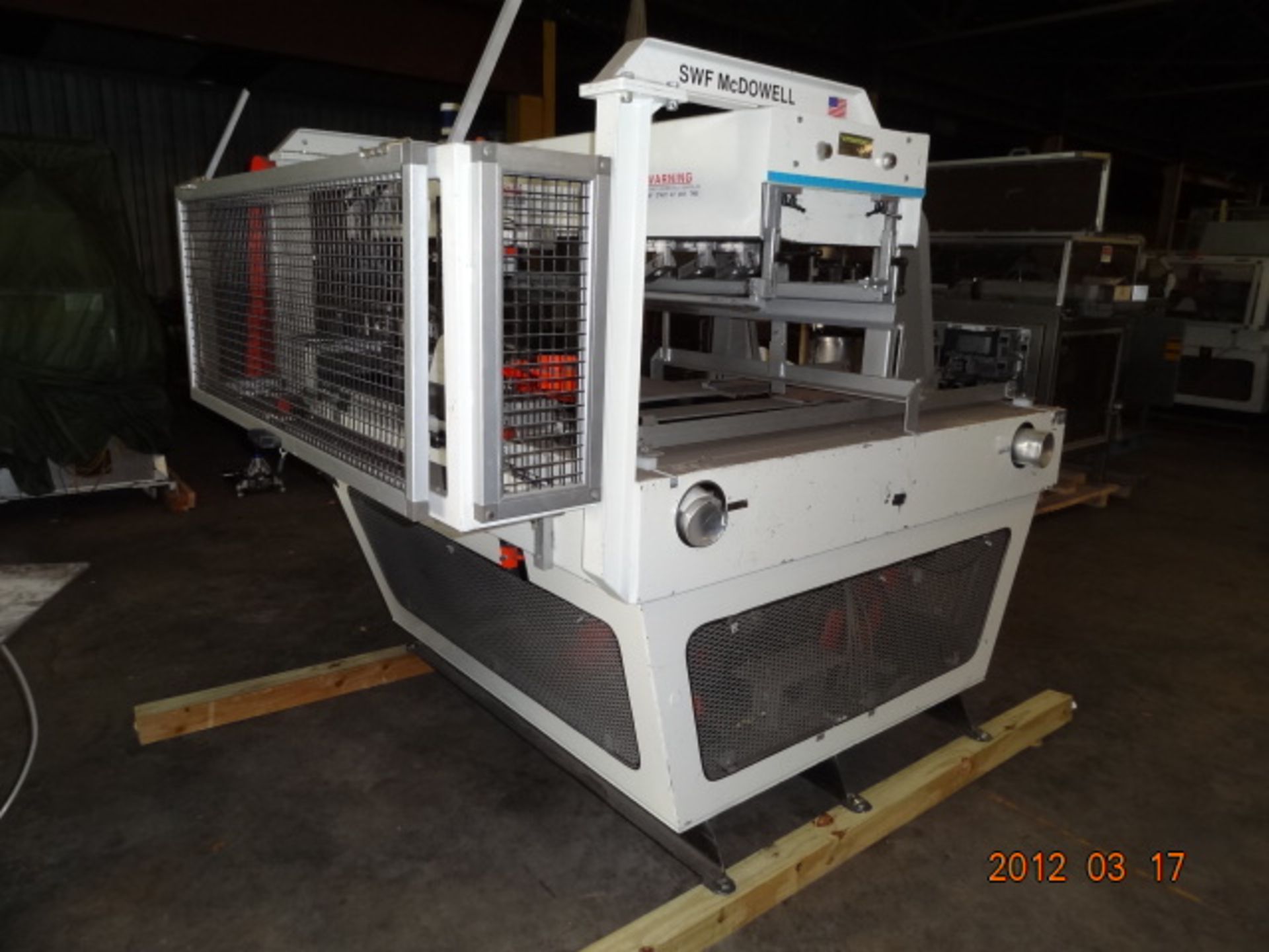 McDowell Case Erector Model 101T RH, S/N 3981091, Case Erector Taper, Missing AB, Encoder, Head - Image 3 of 5