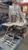 Metler Toledo Checkweigher with Lynx readout and RJS Thermal Laser Printer 8' Long S/S Belt Driven