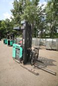 Mitsubishi Stand-Up Narrow Aisle Reach Forklift, M/N EDR15HN-36V, S/N 3DR3623701, 3,000 lb.