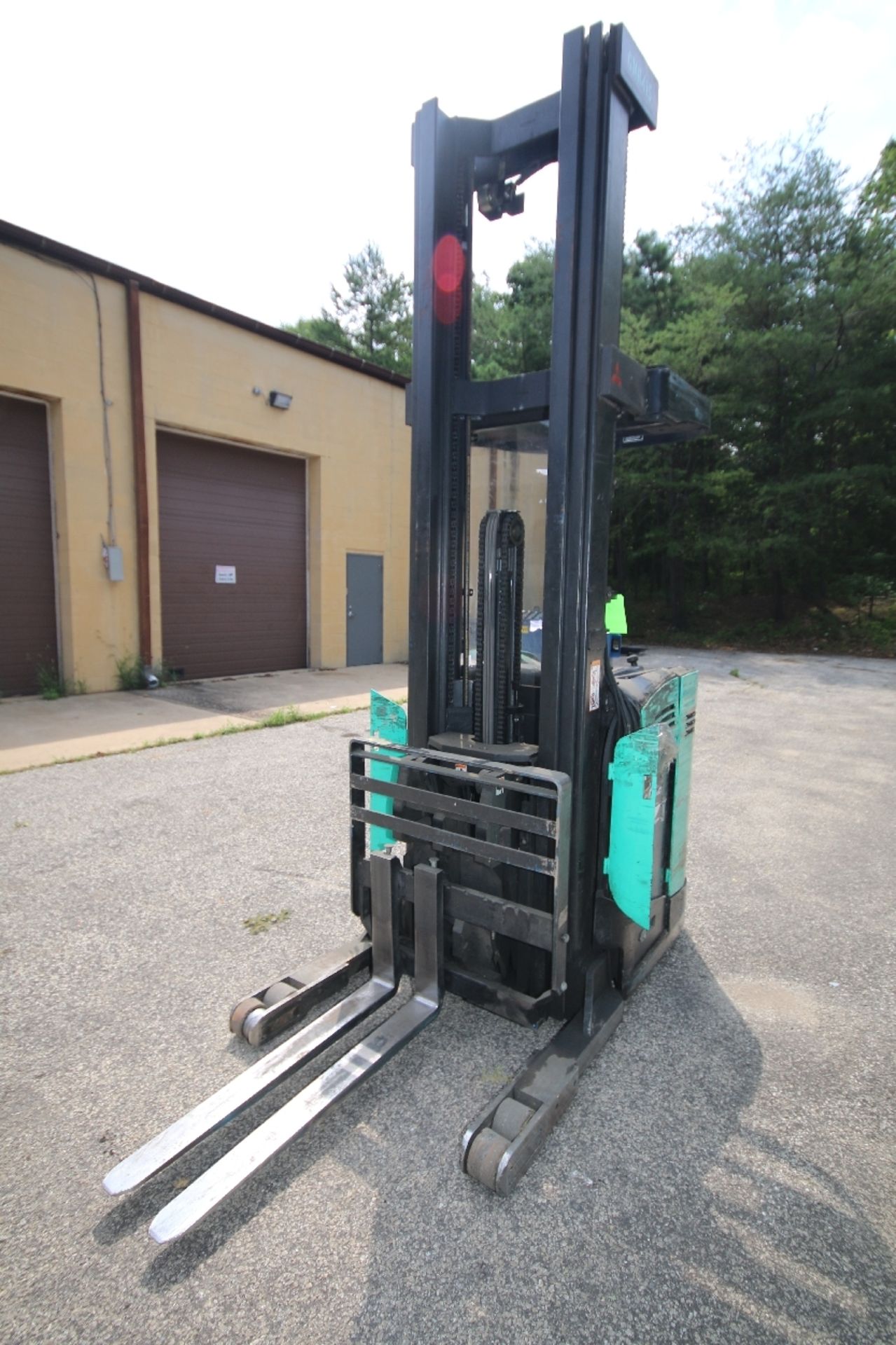 Mitsubishi Stand-Up Narrow Aisle Reach Forklift, M/N EDR15HN-36V, S/N 6SR3740708, 2,250-4,000 lb.