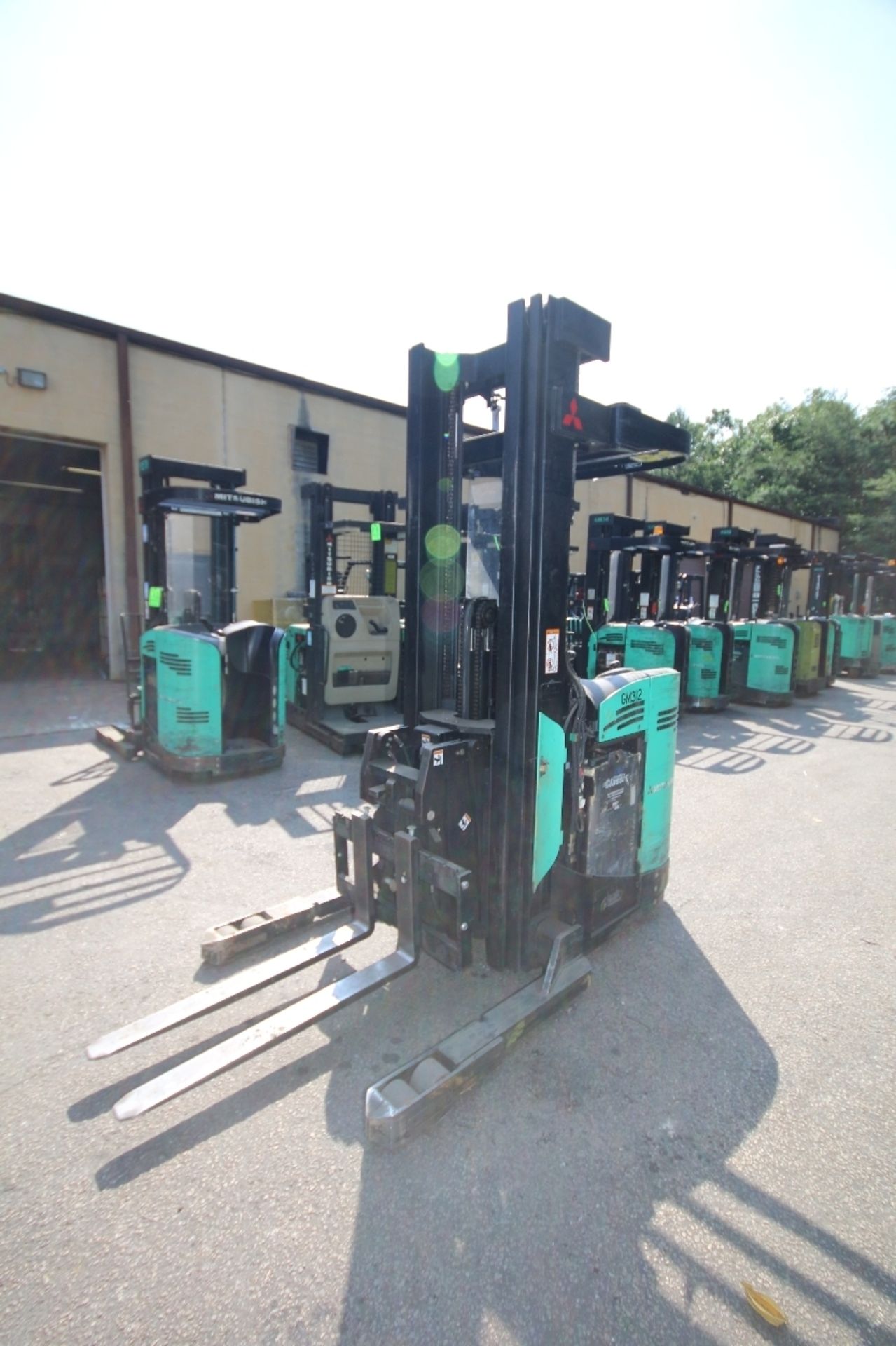 Mitsubishi Stand-Up Narrow Aisle Reach Forklift, M/N EDR15N, S/N 2DR3435717, 3,000 lb. Lifting - Image 2 of 6