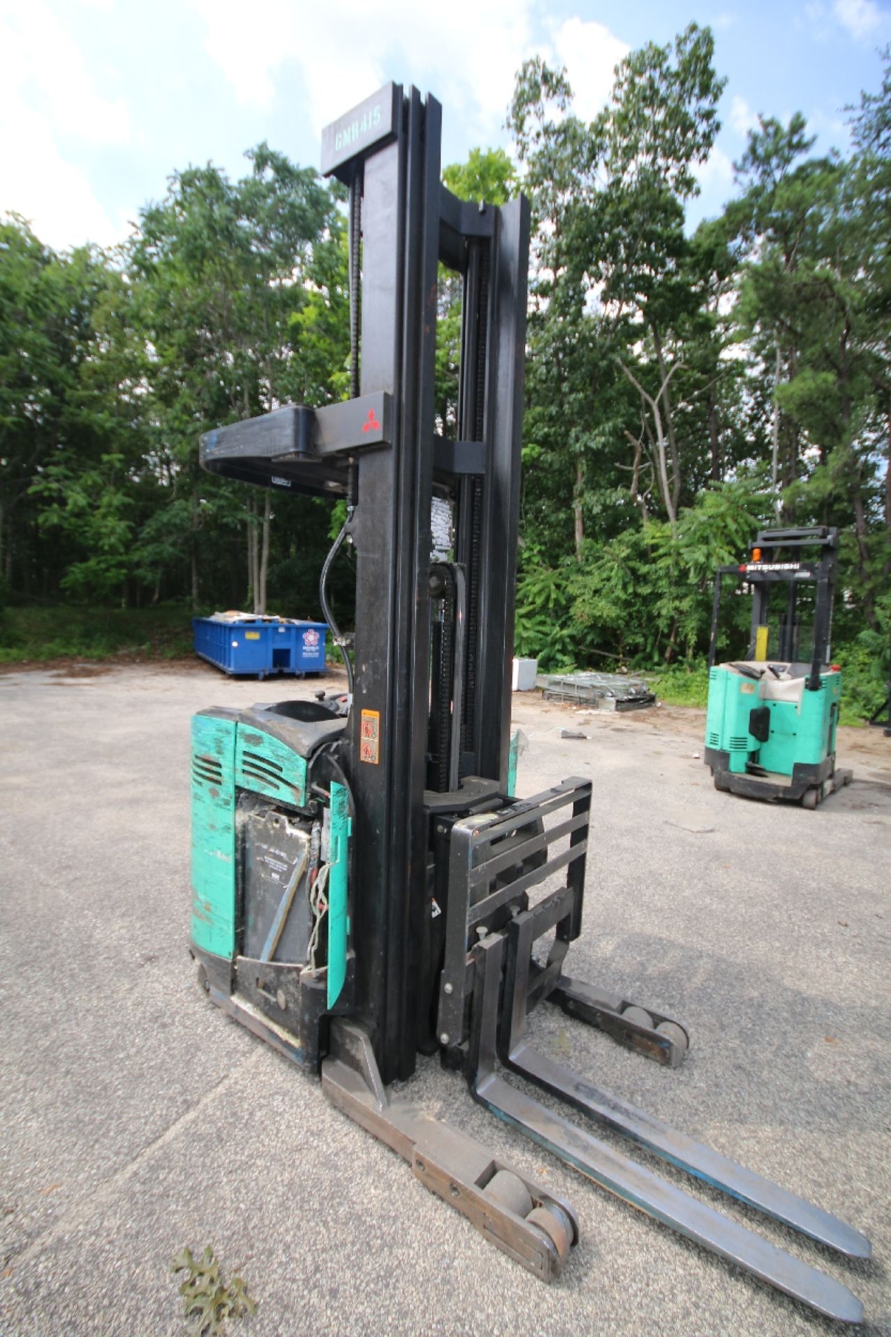 Mitsubishi Stand-Up Narrow Aisle Reach Forklift, M/N EDR15HN-36V, S/N 6SR3740708, 2,250-4,000 lb. - Image 2 of 5