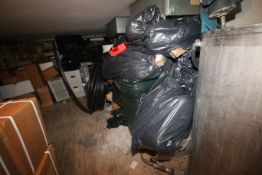 Contents of Storage Room includes: Insulation, Hose, Assorted Duffle Bags, Electric Heaters,