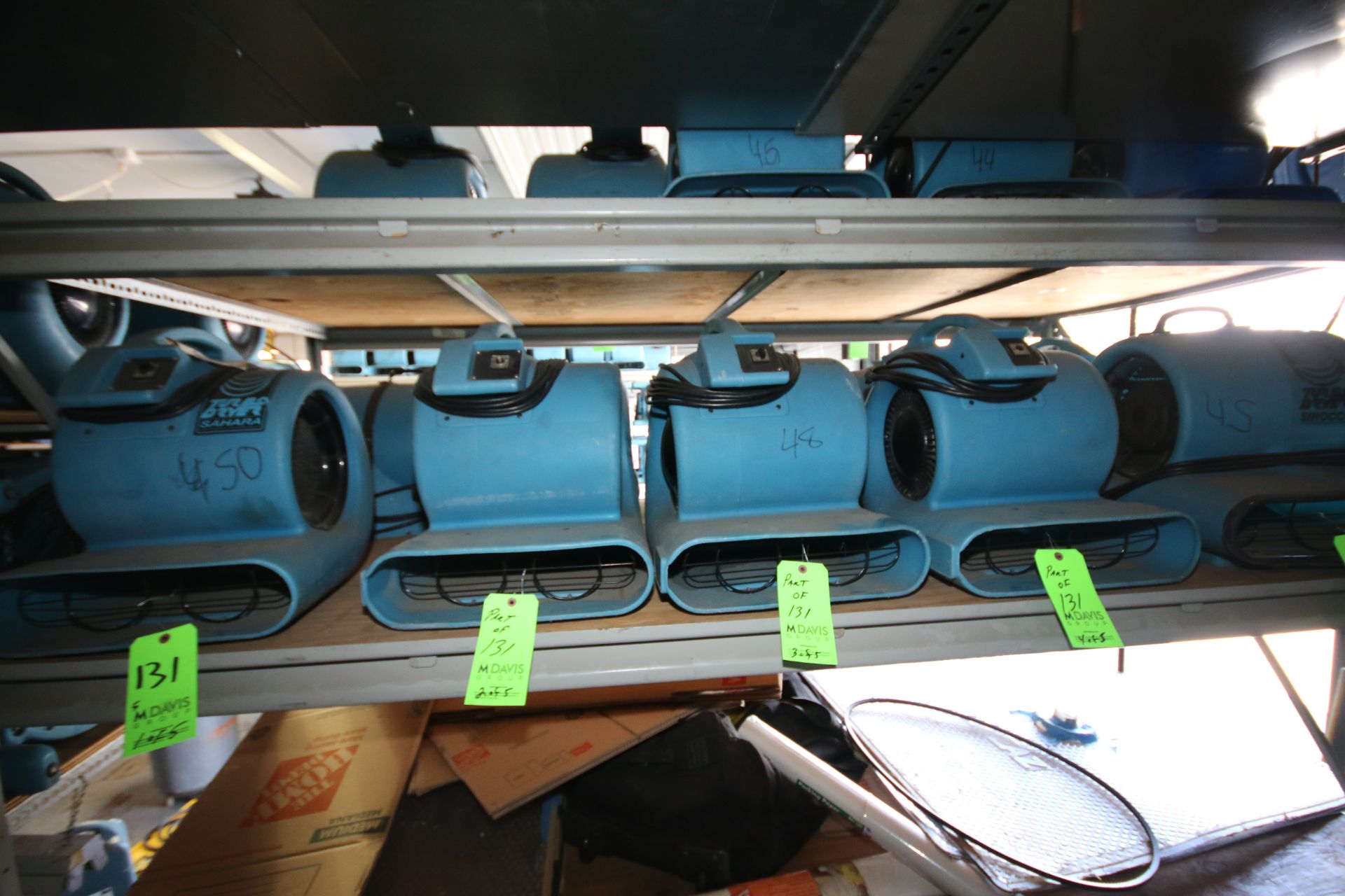 Dri-Eaz Sahara TurboDryer Air Movers (Unit #45, #48, #50 & (2) Unit #'s N/A)