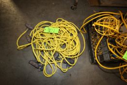 Assorted 3-Plug Lighted Extension Cords