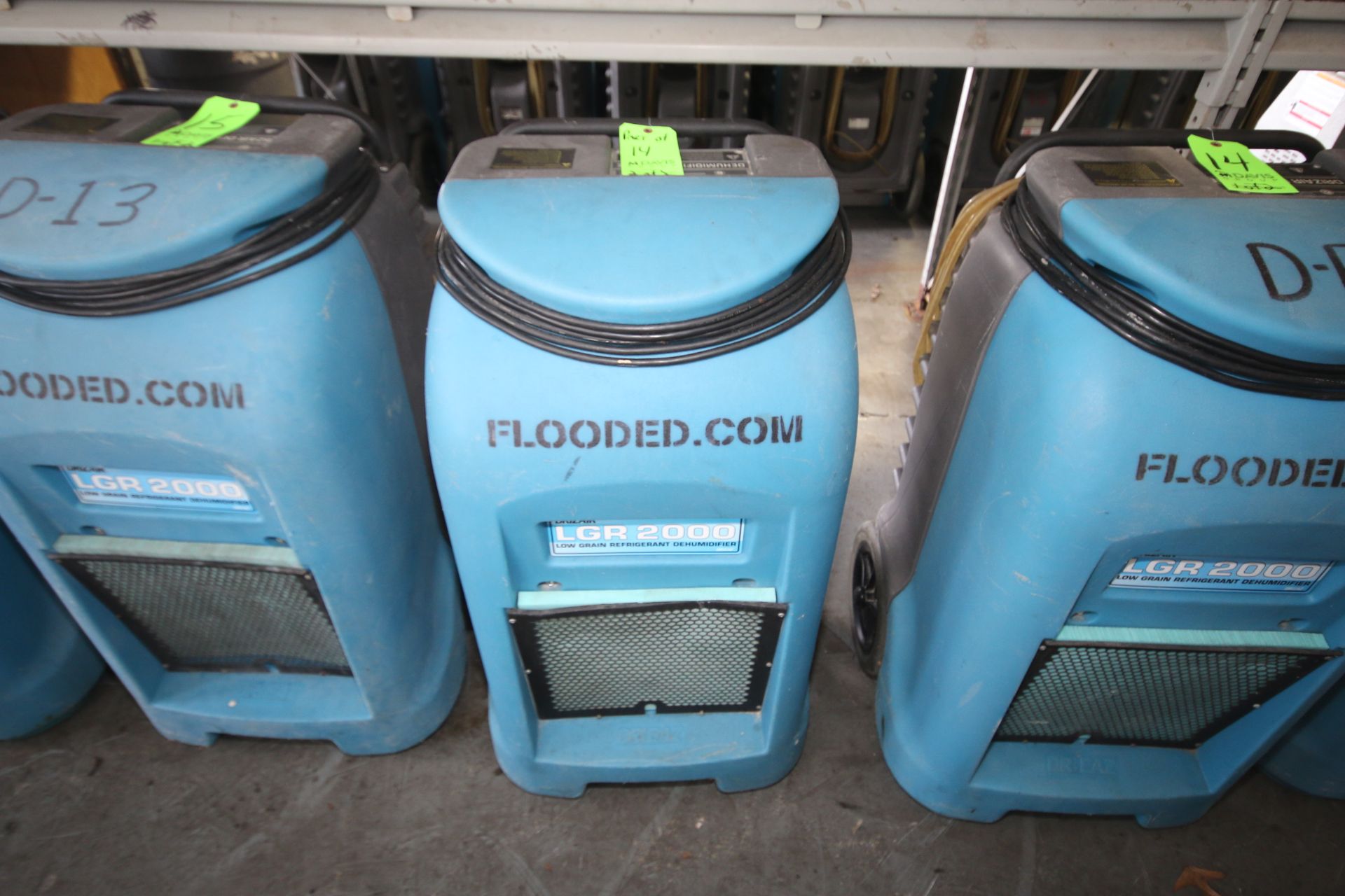 Dri-Eaz Drizair LGR2000 Low Grain Refrigerant Dehumidifiers, Model F232, S/N 07837 & S/N 21407 (Unit - Image 2 of 2