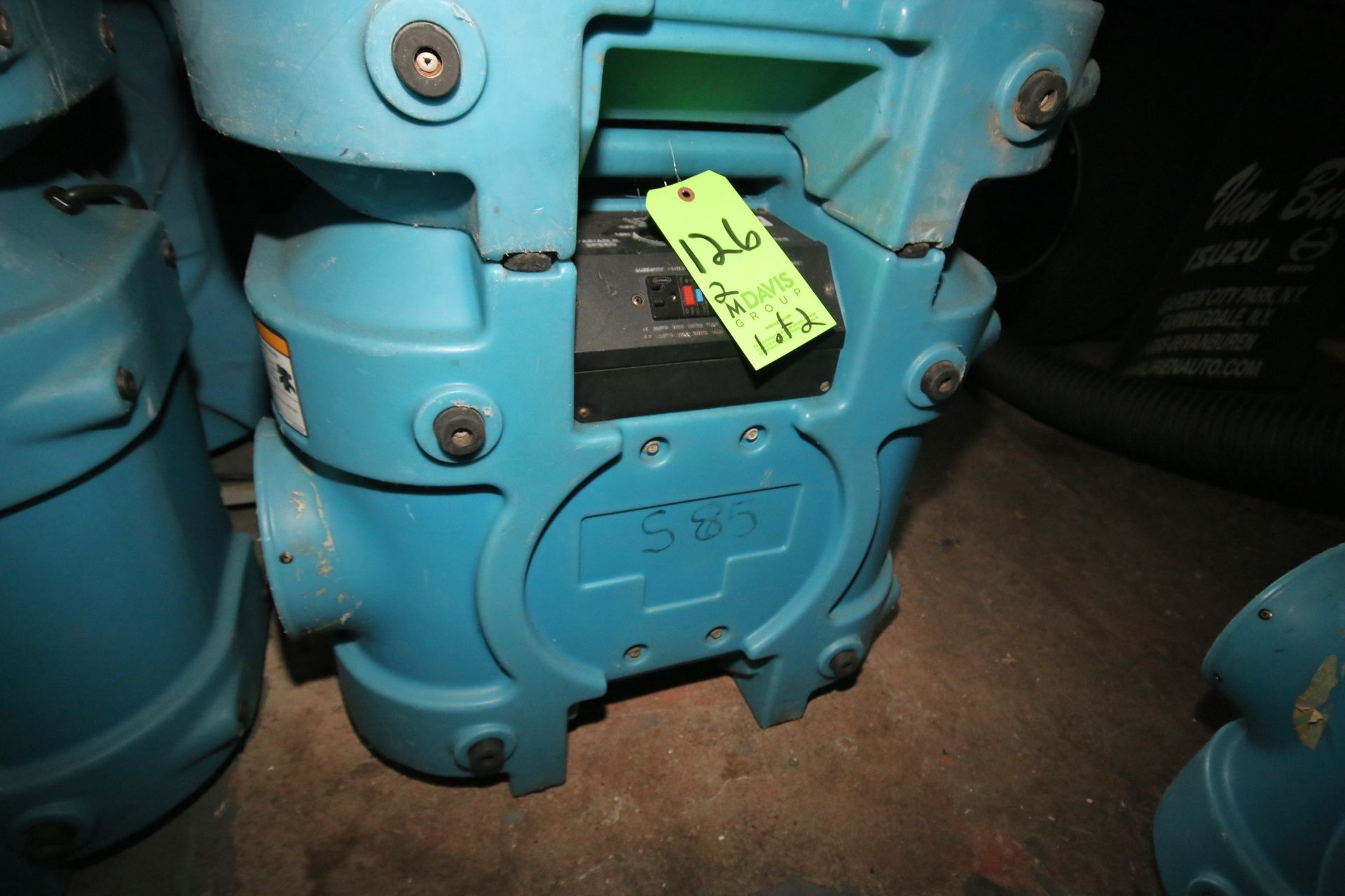 Dri-Eaz Hepa 500 Air Scrubbers, Model F284, S/N 02083 & S/N N/A (Unit #S-25 & #S-85)