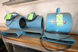 Dri-Eaz Sahara and Harloff TurboDryer Air Movers (Unit #131, #132 & #133)