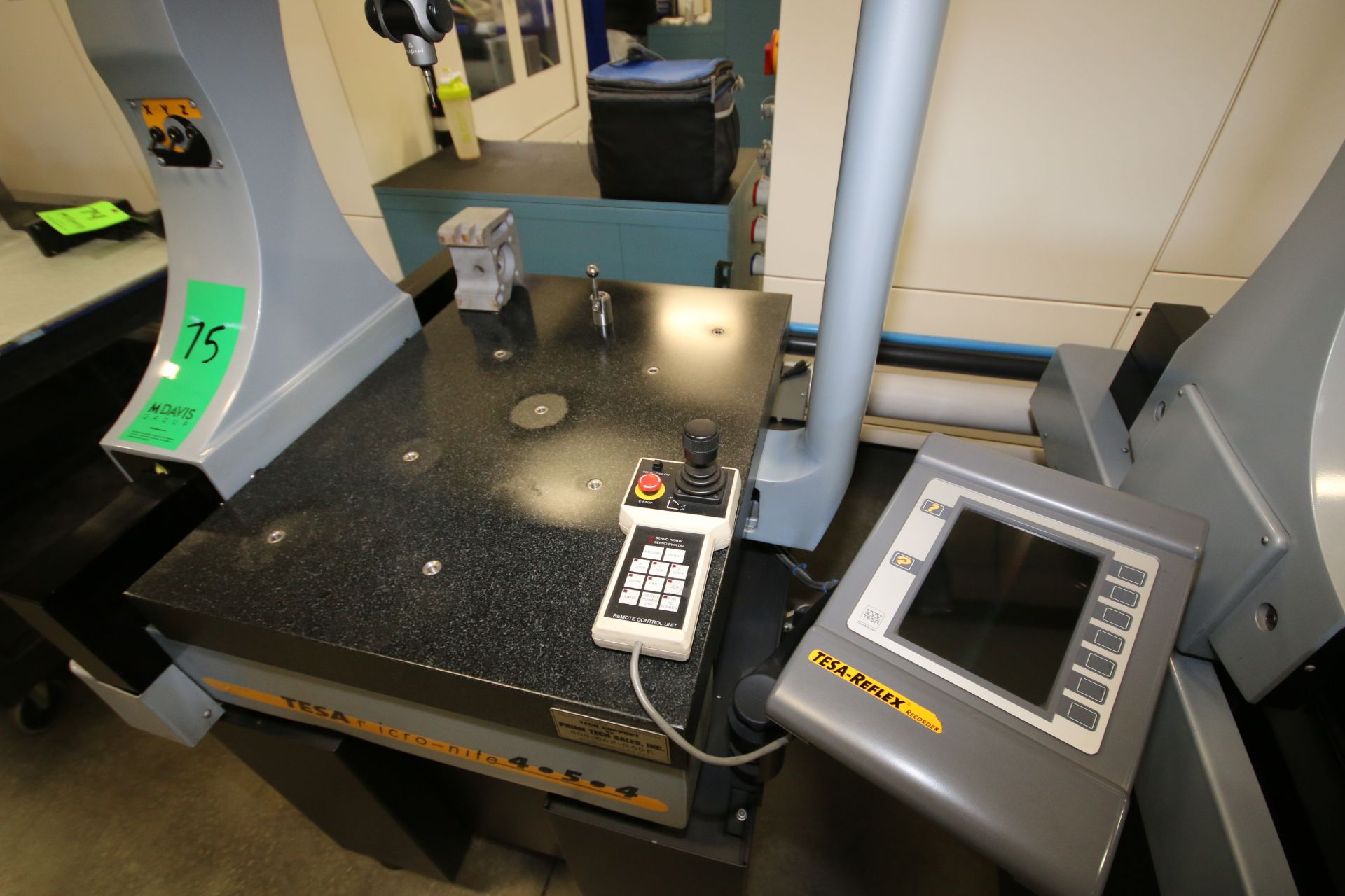 Tesa Reflex 3D Recorder CMM, S/N 10120019 with 22 x 30 Granite Plate, 3 Axis Joystick and Touchpad - Image 3 of 7