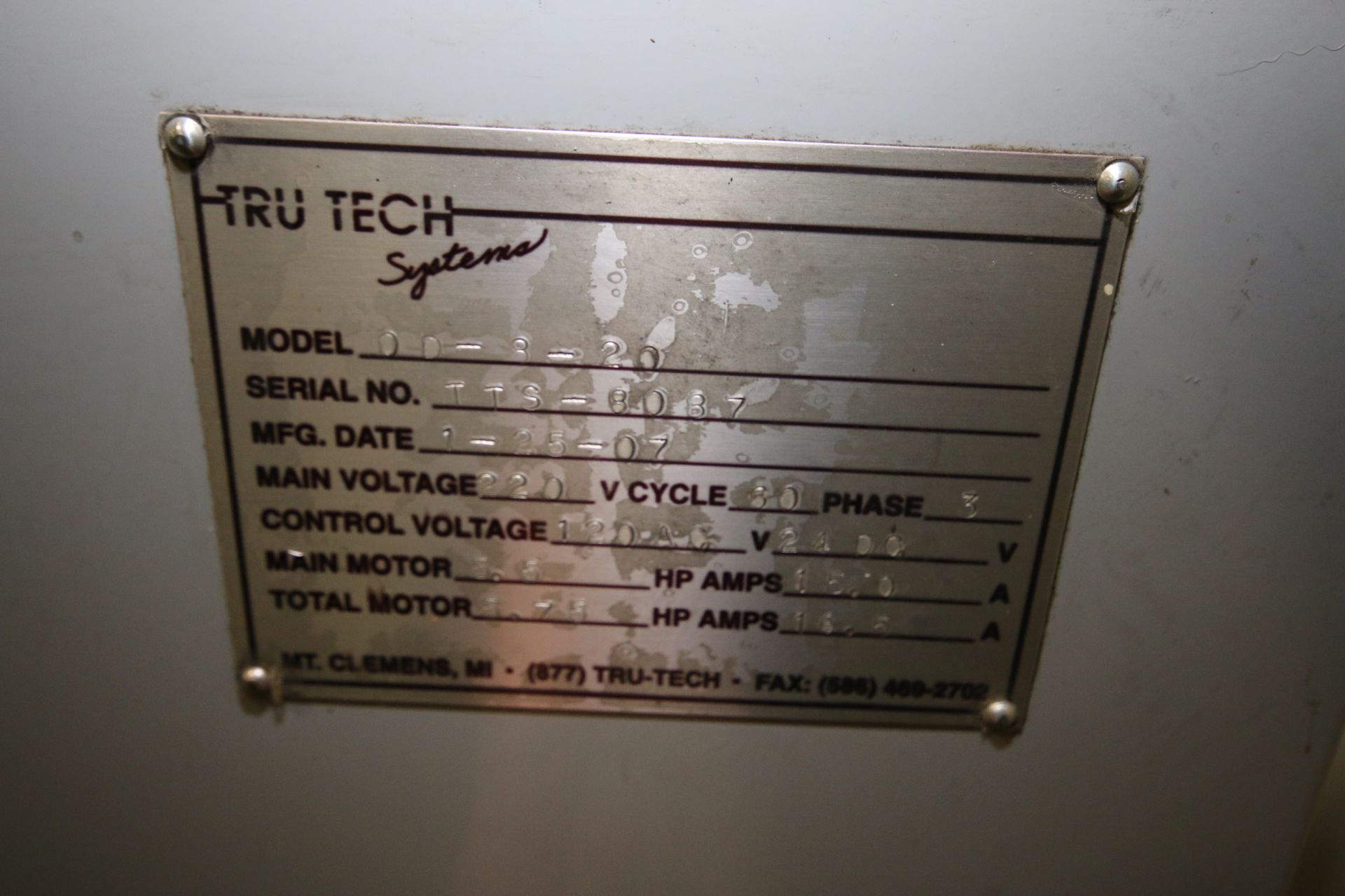 2005 & 2007 R-Series OD Grinders with Conversion to CNC by Tru Tech Systems, Model OD-8-20, S/N - Image 12 of 12